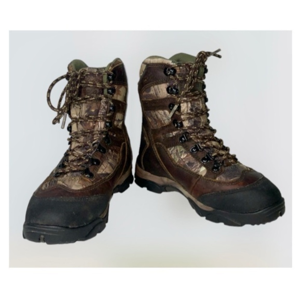 Cabela's Camouflage Leather Thinsulate Ultra Dry Hiking Boots Women’s 6M